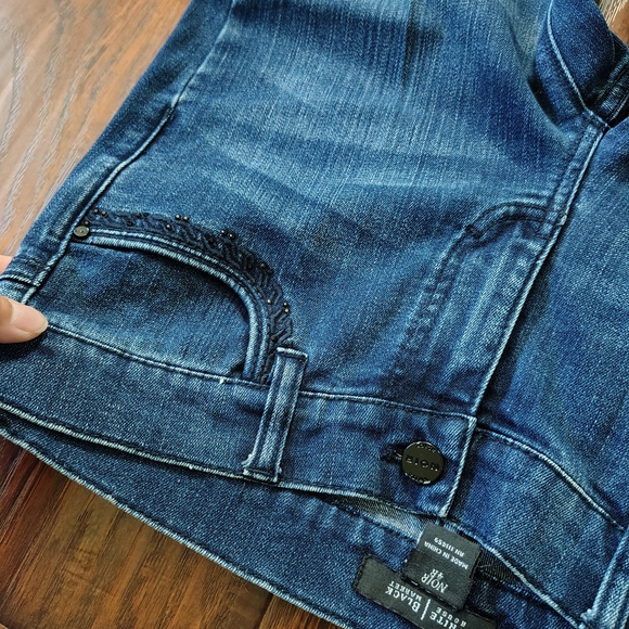 White House Black Market Blue Boot Cut Jeans - Picture 4 of 6